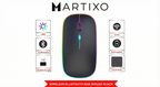 RGB Wireless Mouse – Silent Click, Dual Mode (Bluetooth & 2.4G)