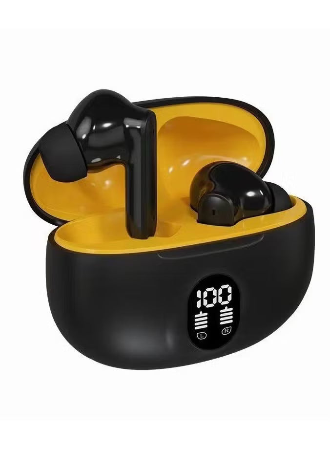 TWS Wireless Earbuds with LED Display – Bluetooth 5.3, ENC Noise Cancellation, HiFi Stereo, Built-in Mic